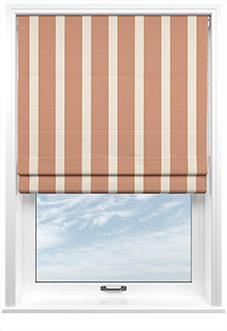The British Stripe Co. Henry, Polzeath No.2 - Twist&Fit Roman Blind